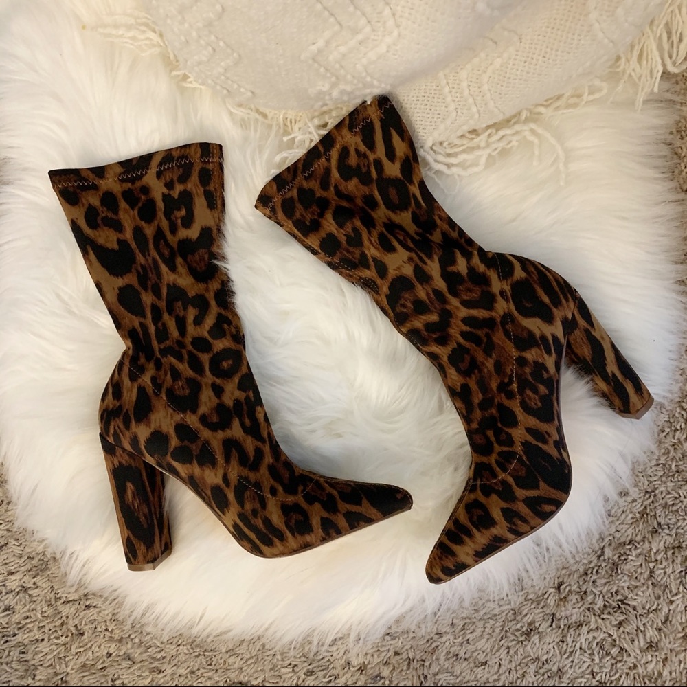 Leopard Booties - Picture 2 of 3
